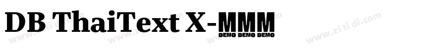 DB ThaiText X字体转换